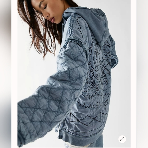 Free People, Drive That‎ Train Pullover, Blue, Size Medium - Picture 16 of 16